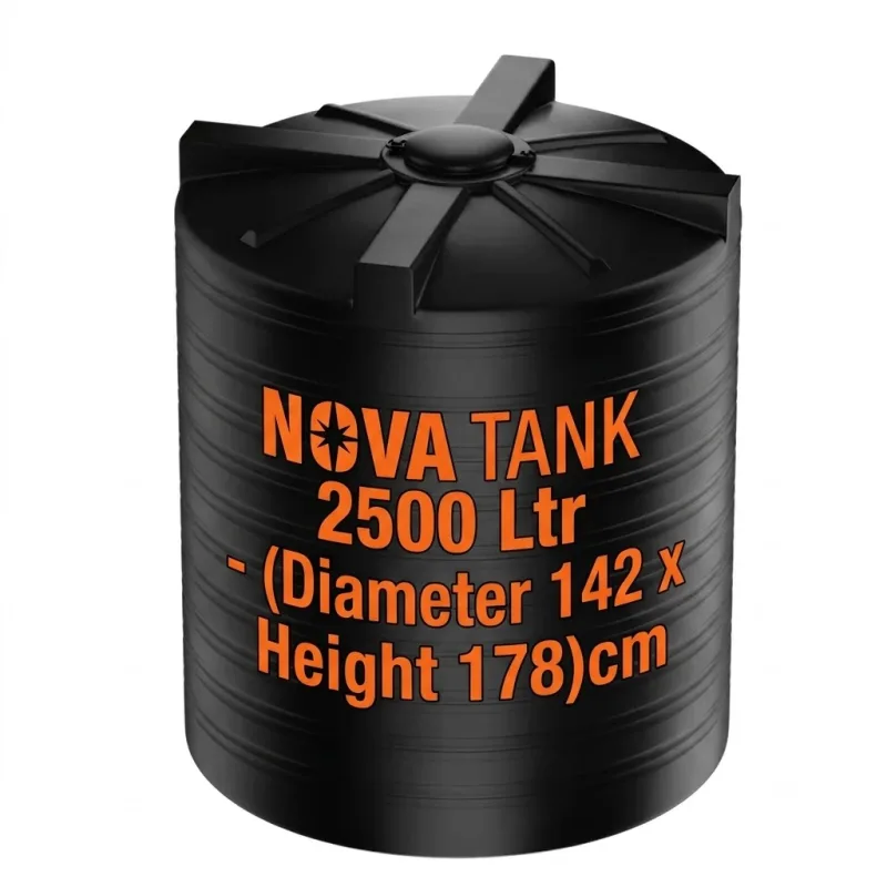 Nova Tank 2500 Ltr - (Diameter 142 x Height 178)cm