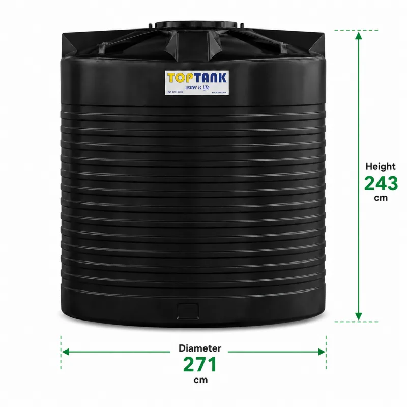 Top Tank 12000 ltr - (Diameter 271 x Height 243)cm