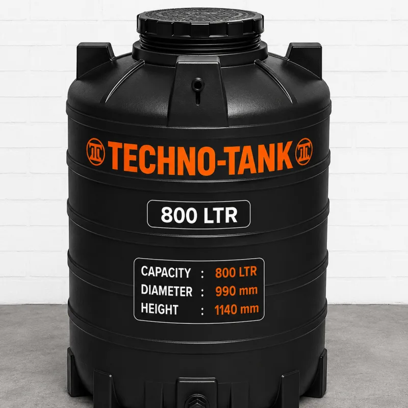 Techno Tank 800ltr - (Diameter 990x Height 1140)mm
