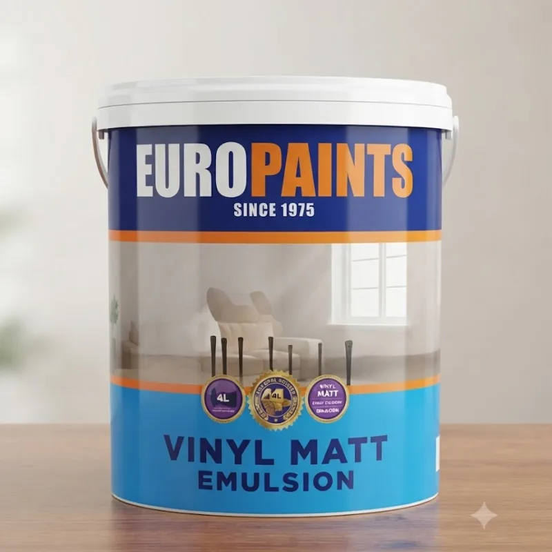 EUROPAINTS VINYL MATT EMULSION - 4L