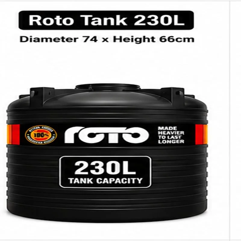 Roto Tank 230 ltr - (Diameter 74 x Height 66)cm