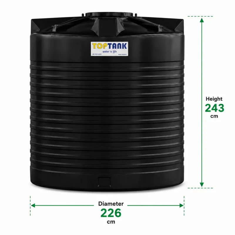 Top Tank 10000 ltr - (Diameter 226 x Height 243)cm