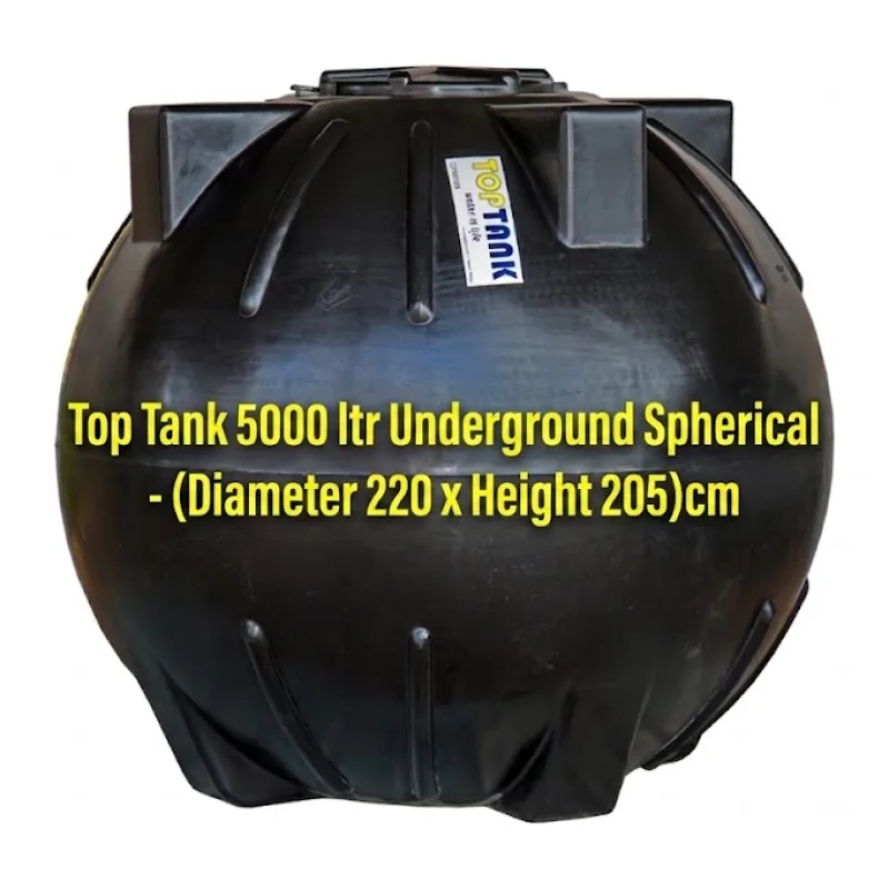 Top Tank 5000 ltr Underground Spherical - (Diameter 220 x Height 205)cm