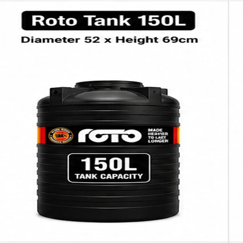 Roto Tank 150 ltr - (Diameter 52 x Height 69)cm