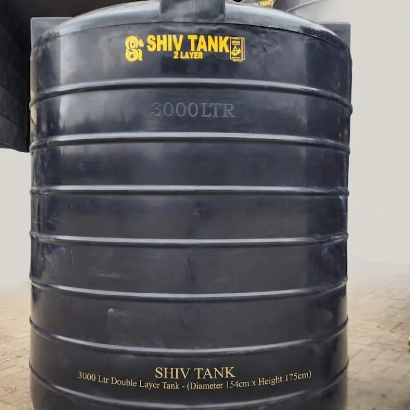 Shiv Tank 3000 Ltr Double Layer Tank - (Diameter 154cm x Height 175cm)