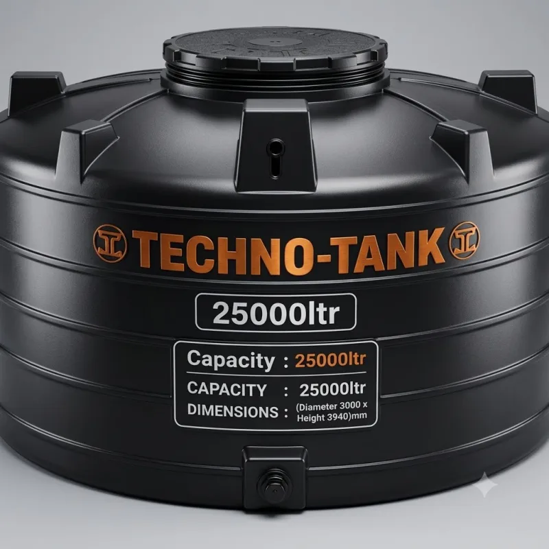 Techno Tank 25000ltr - (Diameter 3000x Height 3940)mm