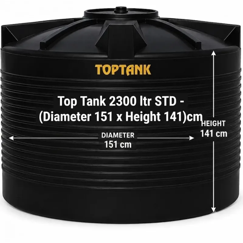 Top Tank 2300 ltr BM - (Diameter 151 x Height 141)cm