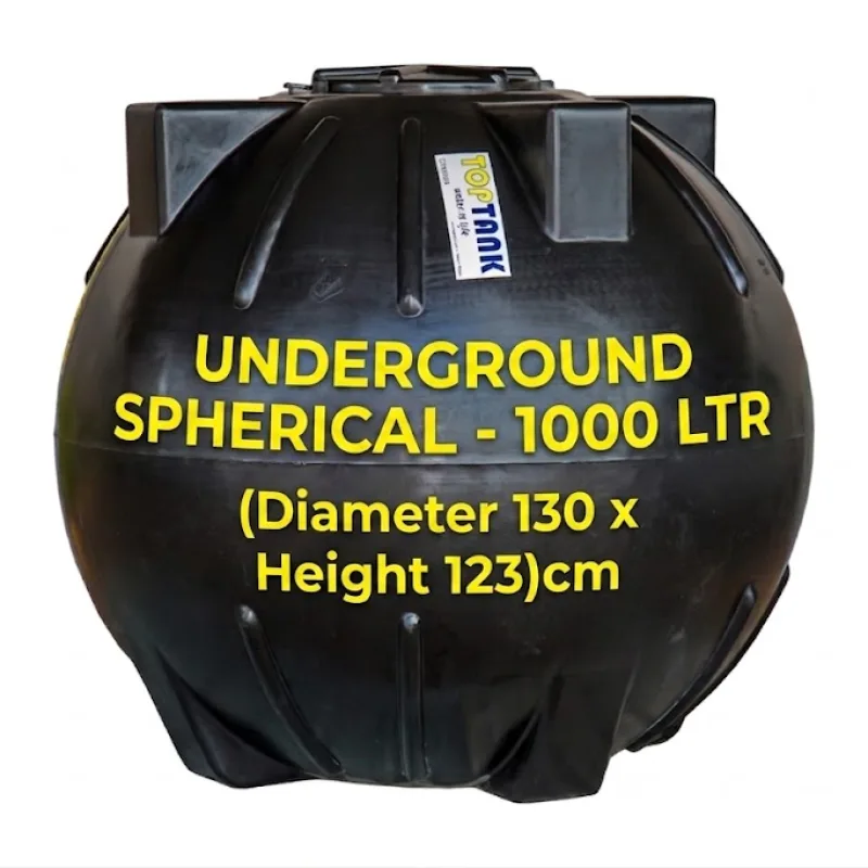 Top Tank 1000 ltr Underground Spherical - (Diameter 130 x Height 123)cm