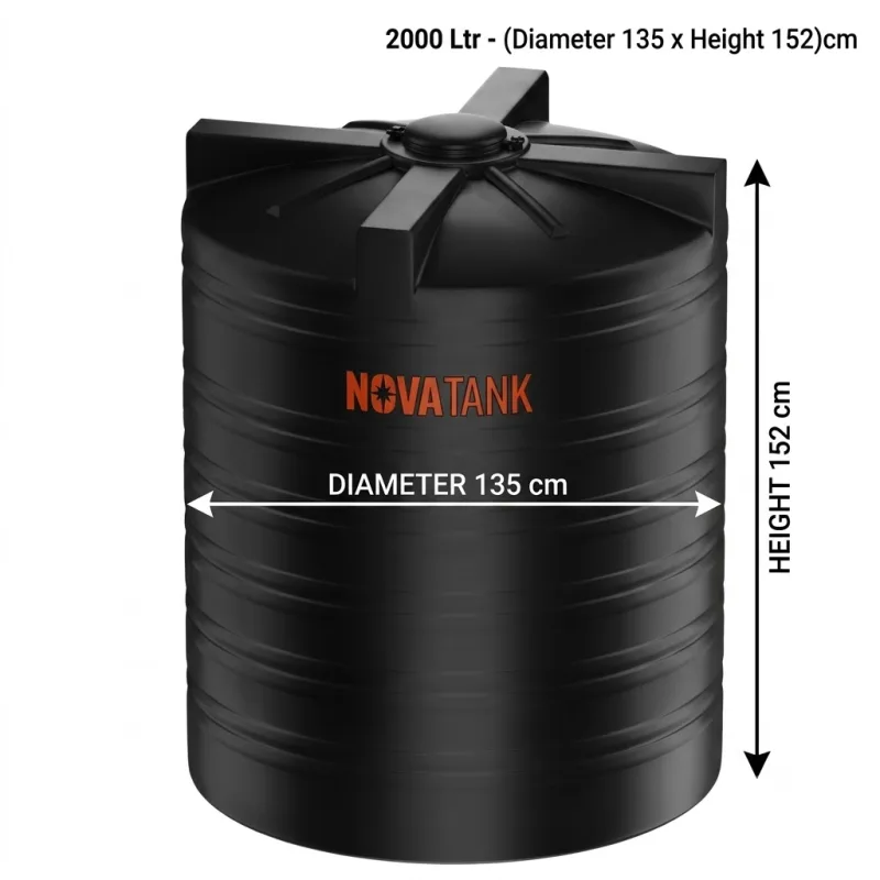 Nova Tank 2000 Ltr - (Diameter 135 x Height 152)cm