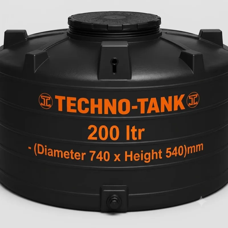 Techno Tank 200 ltr - (Diameter 740 x Height 540)mm