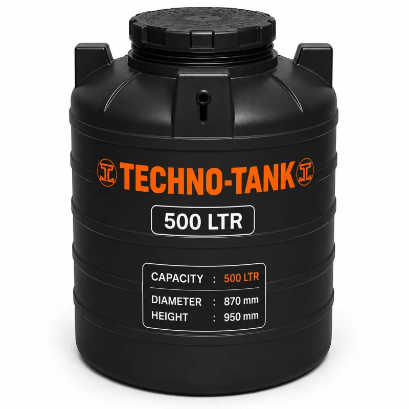 Techno Tank 500 ltr - (Diameter 870 x Height 950)mm