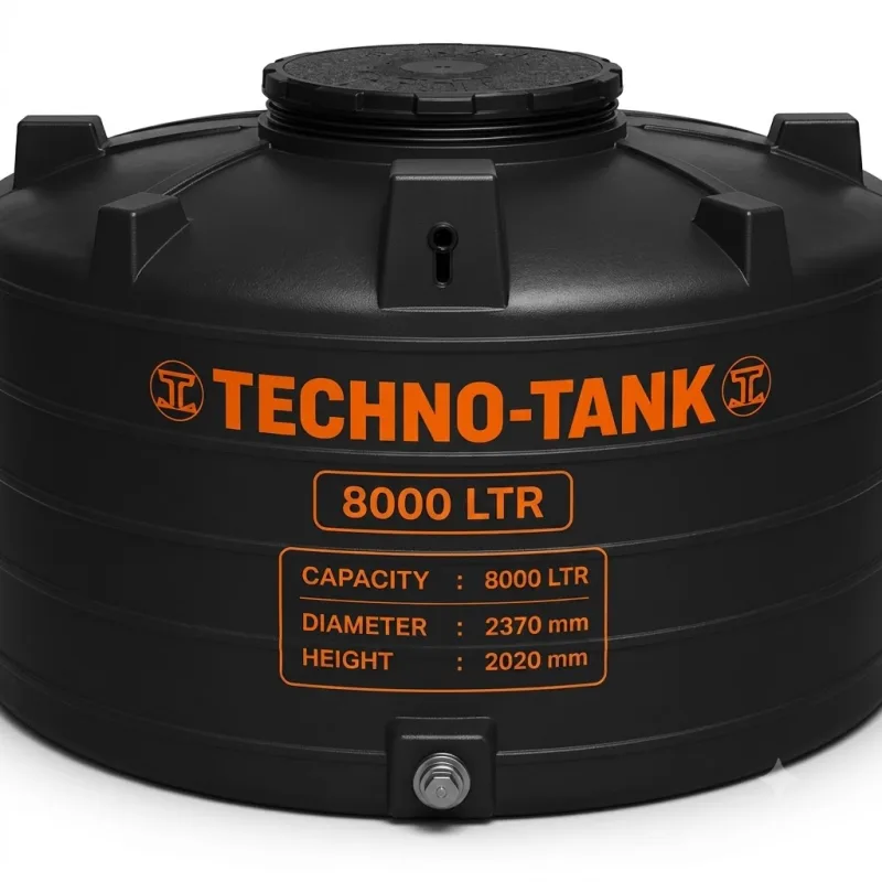 Techno Tank 8000 ltr - (Diameter 2370 x Height 2020)mm