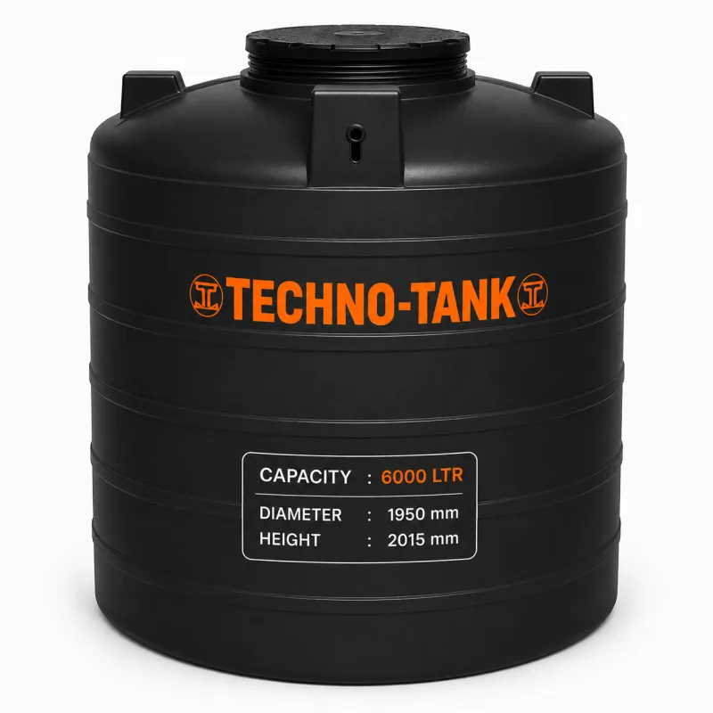 Techno Tank 6000 ltr - (Diameter 1950 x Height 2015)mm