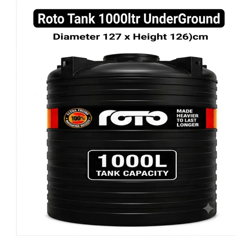 Roto Tank 1000ltr UnderGround - (Diameter 127 x Height 126)cm