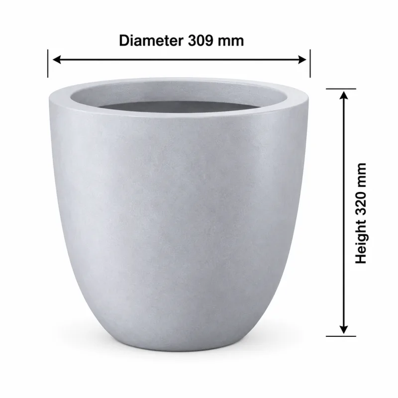 Top Tank 16 ltr Round Bucket / Flower Box - (Diameter 320 x Height 309)mm