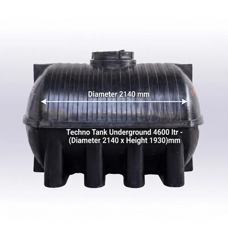 Techno Tank Underground 4600 ltr - (Diameter 2140 x Height 1930)mm