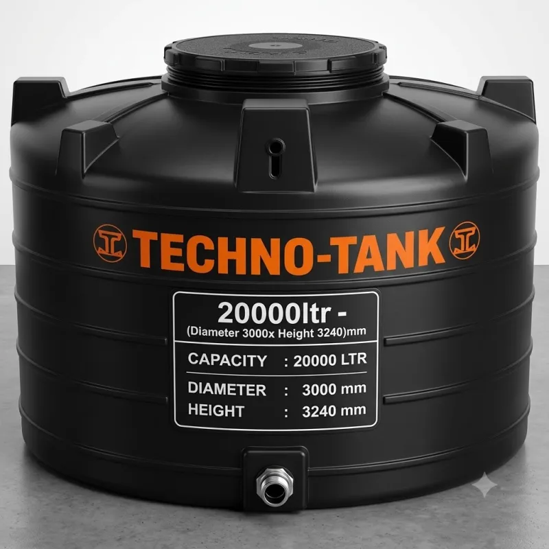 Techno Tank 20000ltr - (Diameter 3000x Height 3240)mm