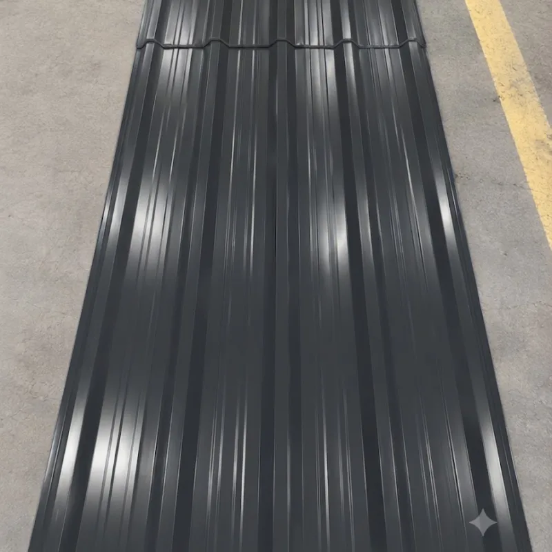 Ruiru Mabati Box Profile Gauge 28 Glossy Finish Charcoal Grey
