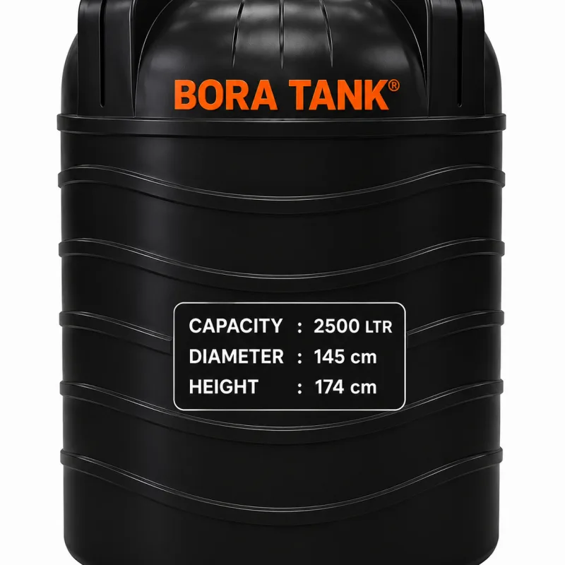 Bora Tank 2500 ltr - (Diameter 145 x Height 174)cm