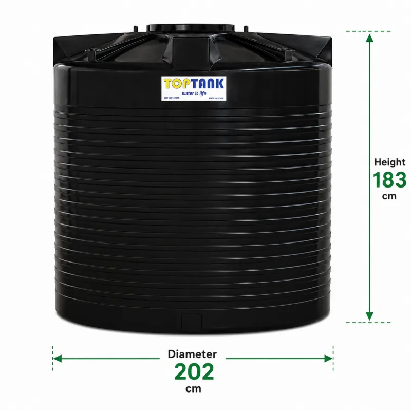 Top Tank 5000 ltr - (Diameter 202 x Height 183)cm