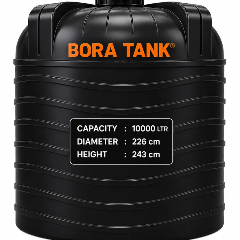 Bora Tank 10000 ltr - (Diameter 226 x Height 243)cm