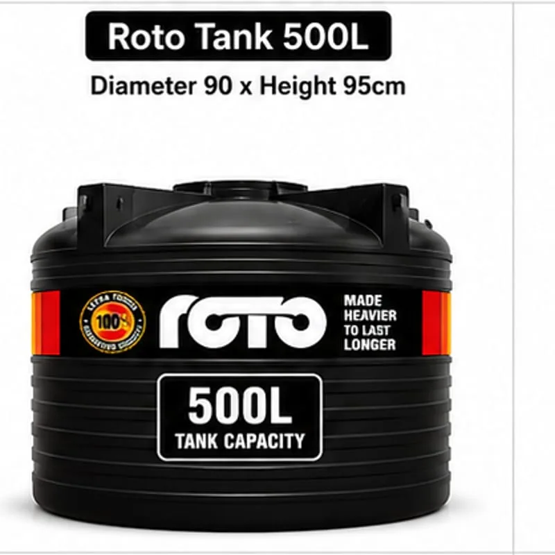 Roto Tank 500 ltr - (Diameter 90 x Height 95)cm