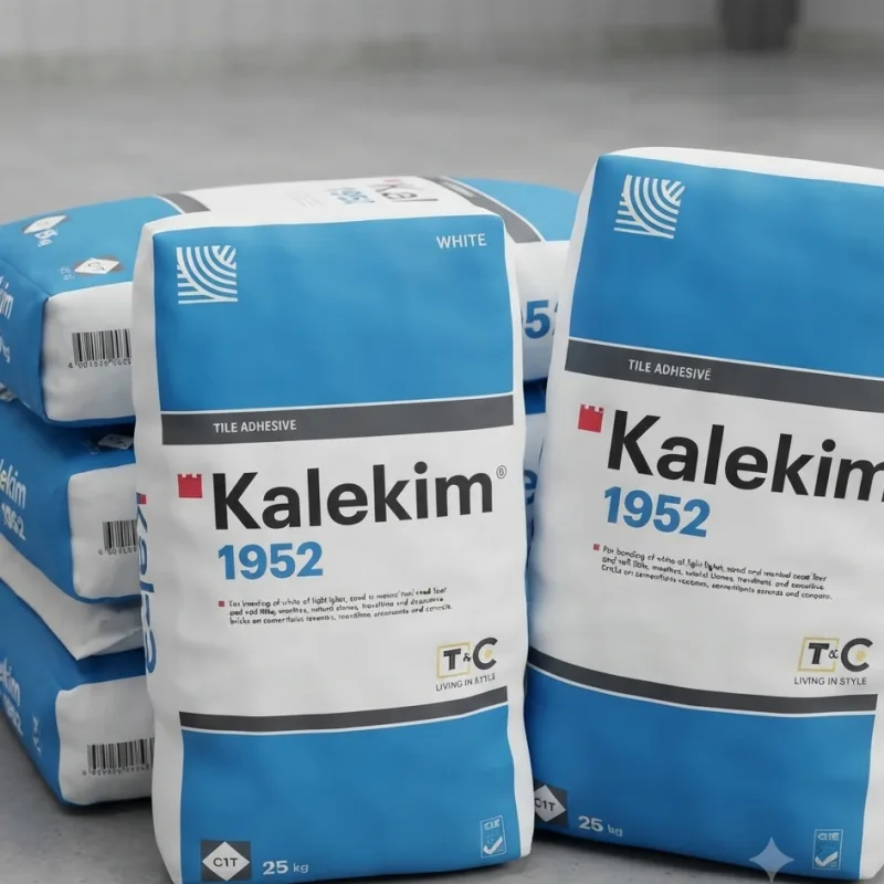 Kalekim Tile Adhesive 1952 White 25kg