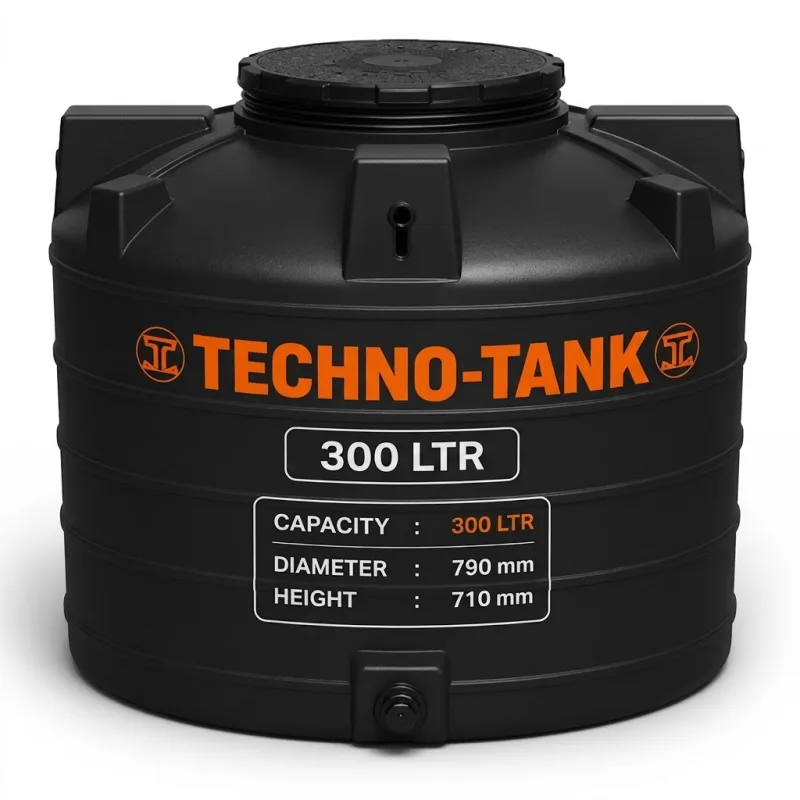 Techno Tank 300 ltr - (Diameter 790 x Height 710)mm