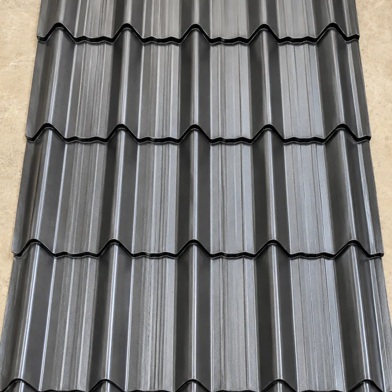 Ruiru Mabati Classic Brick Tile Gauge 28 Matte Finish Charcoal Grey