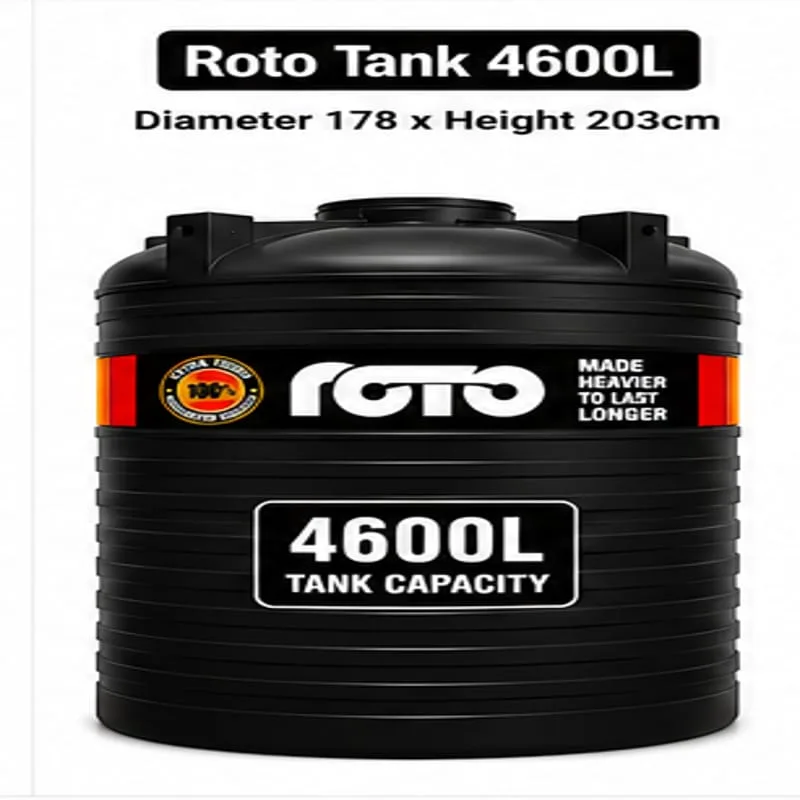 Roto Tank 4600 ltr - (Diameter 178 x Height 203)cm