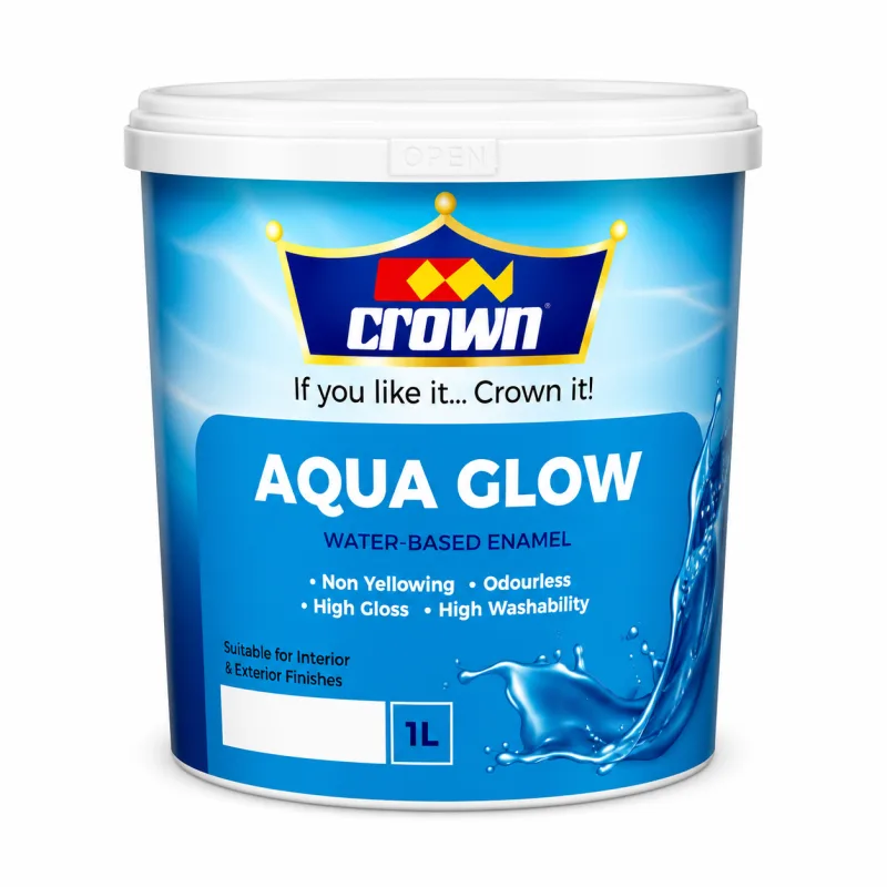 Crown Aqua Glow Brilliant White 1 Ltr