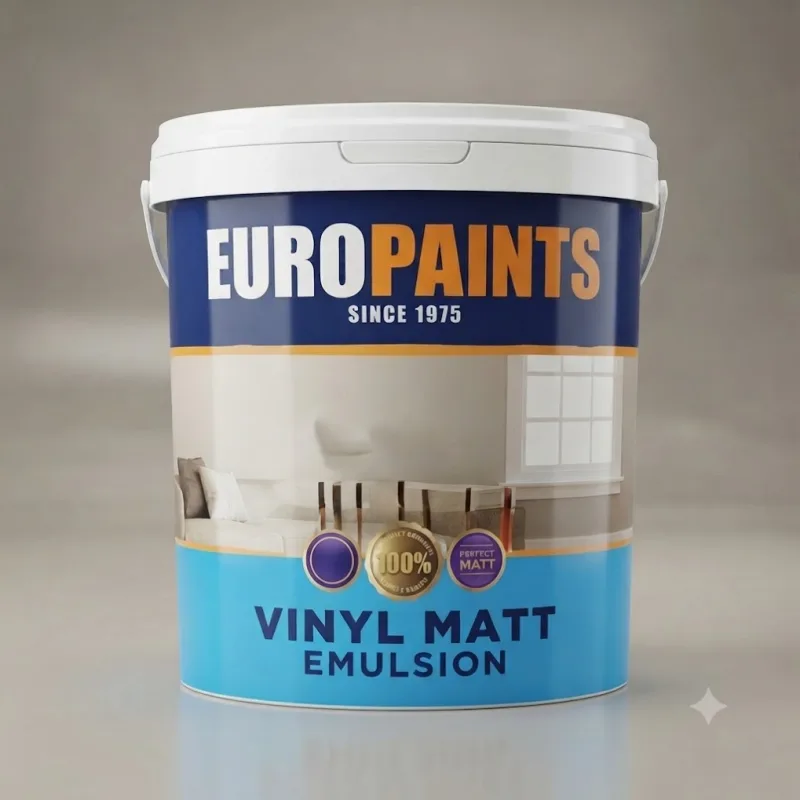 EUROPAINTS VINYL MATT EMULSION - 1L