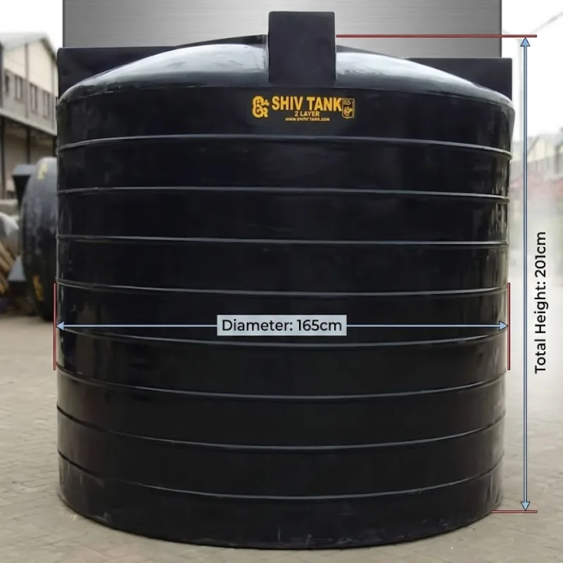 Shiv Tank 4000 Ltr Double Layer Tank - (Diameter 165cm x Height 201cm)