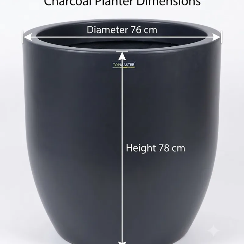 Top Planter Round Planter - (Diameter 76 x Height 78)cm