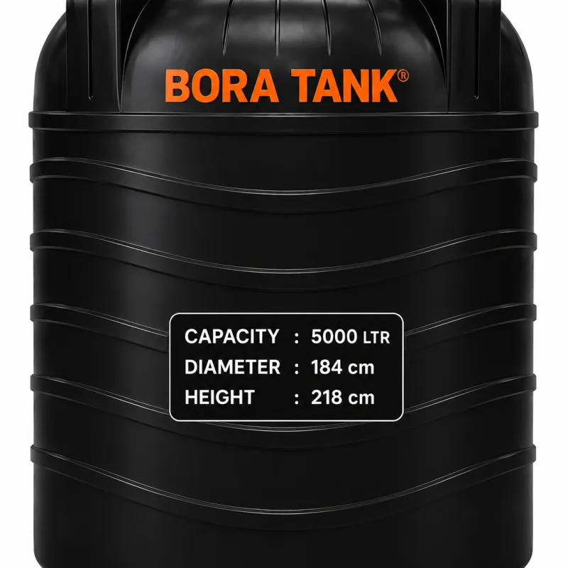 Bora Tank 5000 ltr - (Diameter 184 x Height 218)cm