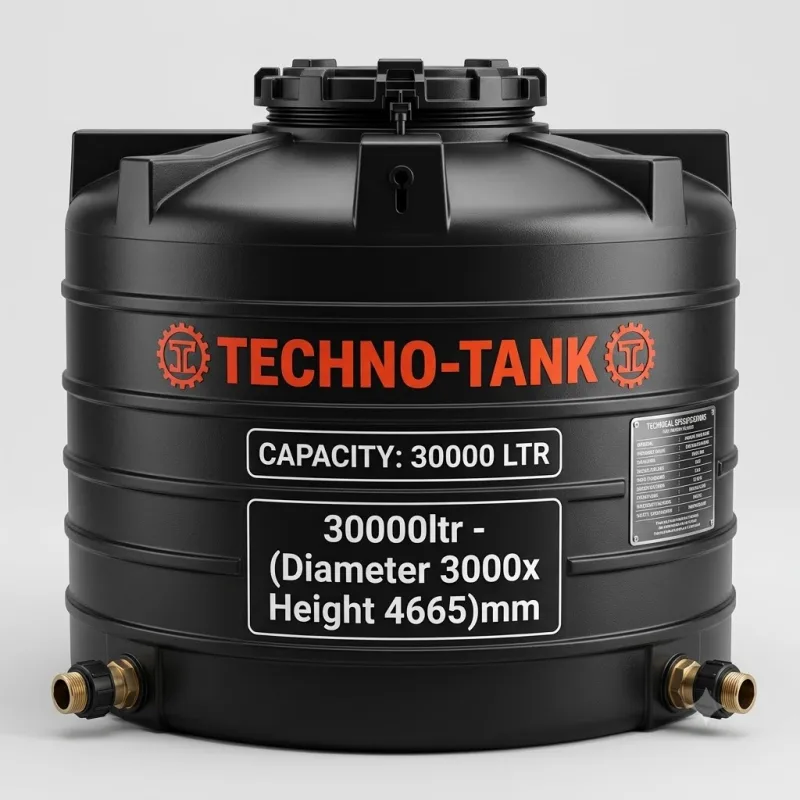 Techno Tank 30000ltr - (Diameter 3000x Height 4665)mm