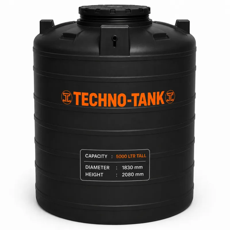 Techno Tank 5000 ltr Tall - (Diameter 1830x Height 2080)mm