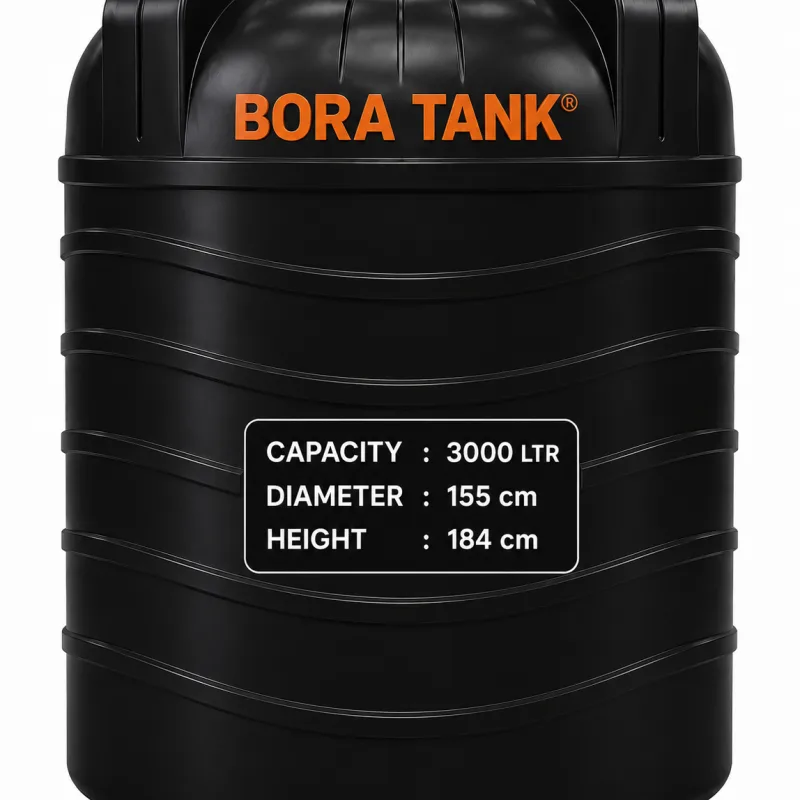 Bora Tank 3000 ltr STD- (Diameter 155 x Height 184)cm