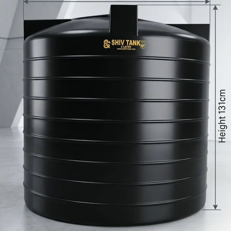 Shiv Tank 1000 Ltr Blow Moulded Tank - (Diameter 106cm x Height 131cm)