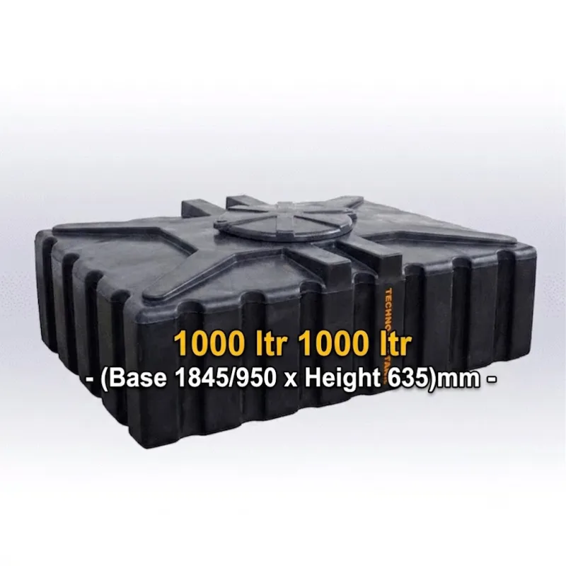 Techno Tank Rectangular 1000 ltr - (Base 1845/950 x Height 635)mm