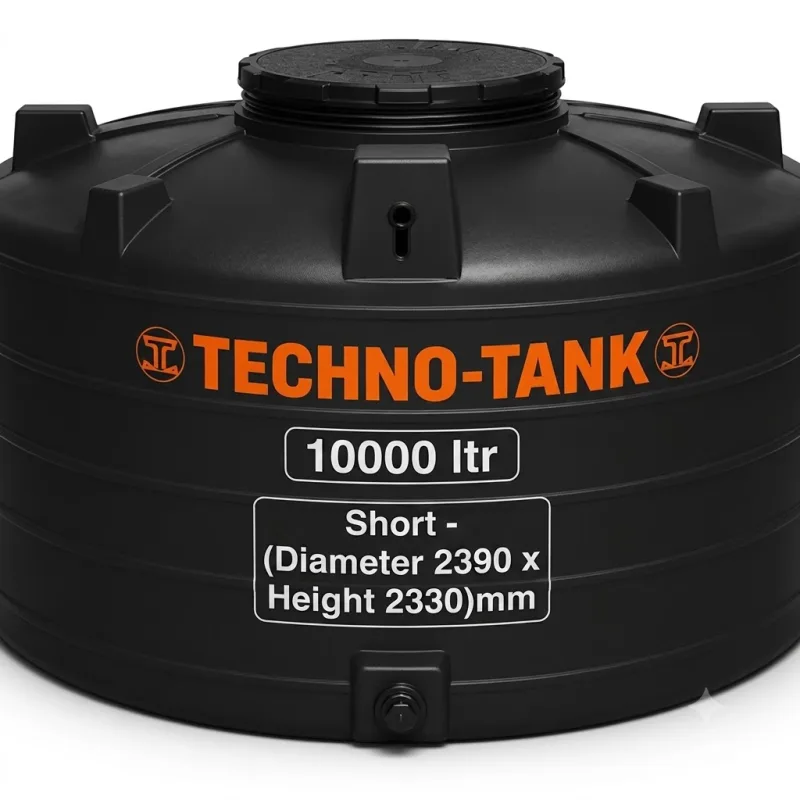 Techno Tank 10000 ltr Short - (Diameter 2390 x Height 2330)mm
