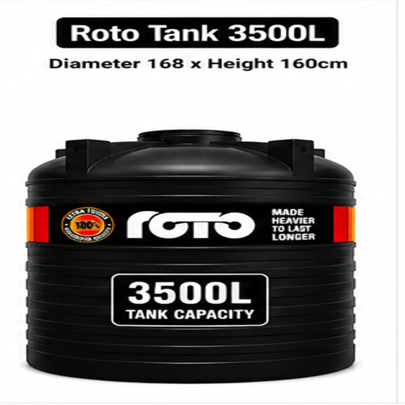 Roto Tank 3500 ltr - (Diameter 168 x Height 160)cm