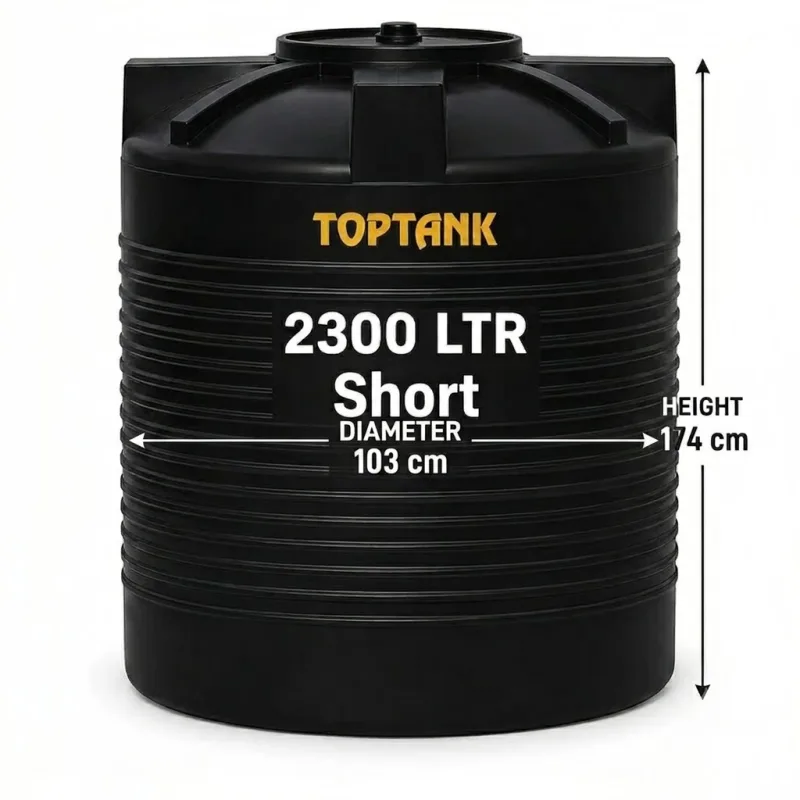 Top Tank 2300 ltr Short - (Diameter 103 x Height 174)cm